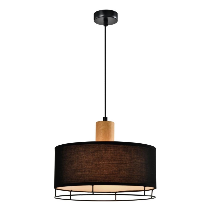 Závesná lampa ARDI 1xE27/40W/230V čierna/hnedá