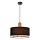 Závesná lampa ARDI 1xE27/40W/230V čierna/hnedá