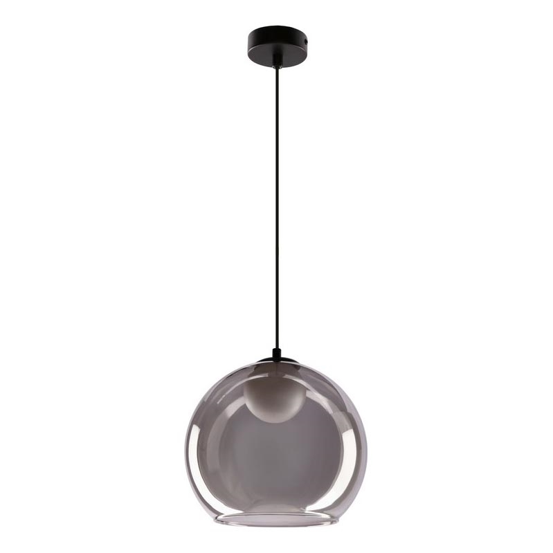 Závesná lampa BRIN 1xG9/15W/230V dymová čierna