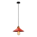 Závesná lampa MANAVGAT 1xE27/40W/230V červená/hnedá