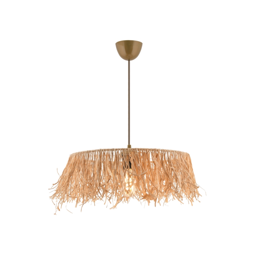 Závesná lampa MARISKA na kábli 1xE27/40W/230V ráfia