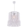 Závesná lampa NESS MACRAME 1xE27/40W/230V biela