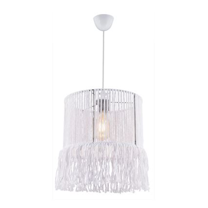 Závesná lampa NESS MACRAME 1xE27/40W/230V biela