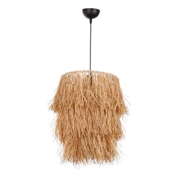 Závesná lampa TASSEL 1xE27/40W/230V rafia