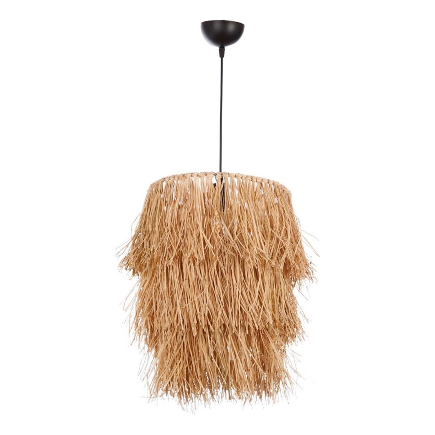 Závesná lampa TASSEL 1xE27/40W/230V rafia