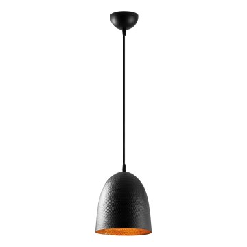 Závesná lampa TATTOO 1xE27/40W/230V Ø 20 cm čierna