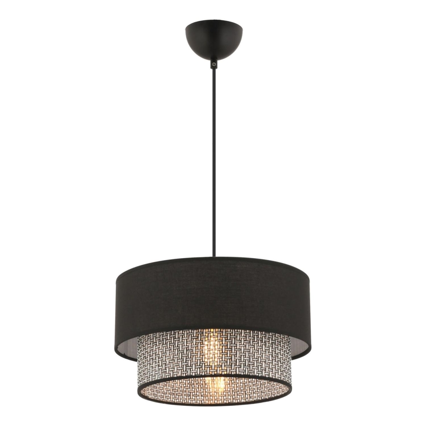 Závesné svetlo ECHO 1xE27/60W/230V čierna/sivá