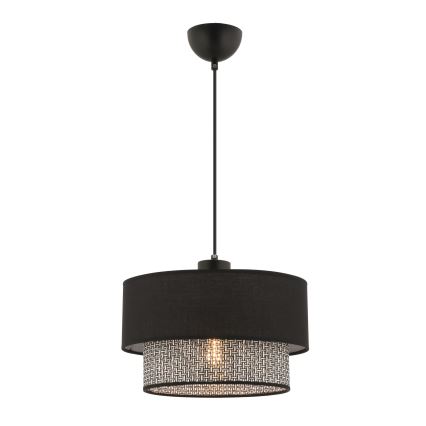 Závesné svetlo ECHO 1xE27/60W/230V čierna/sivá