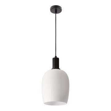 Závesné svetlo WOLKEN 1xE27/40W/230V biele/čierne