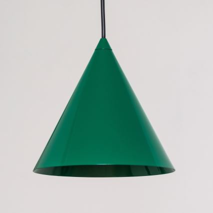 Závesné svietidlo ETNA II na lanku 1xE27/15W/230V, priemer 18,5 cm, zelené