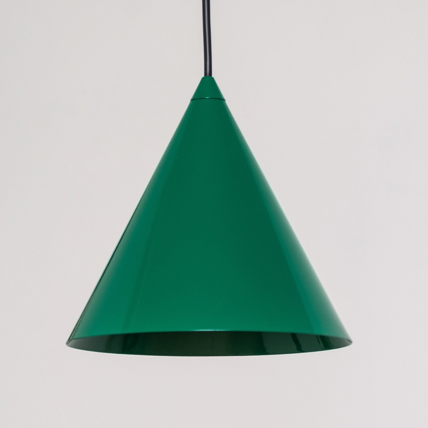 Závesné svietidlo ETNA II na lanku 1xE27/15W/230V, priemer 18,5 cm, zelené