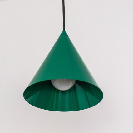 Závesné svietidlo ETNA II na lanku 1xE27/15W/230V, priemer 18,5 cm, zelené