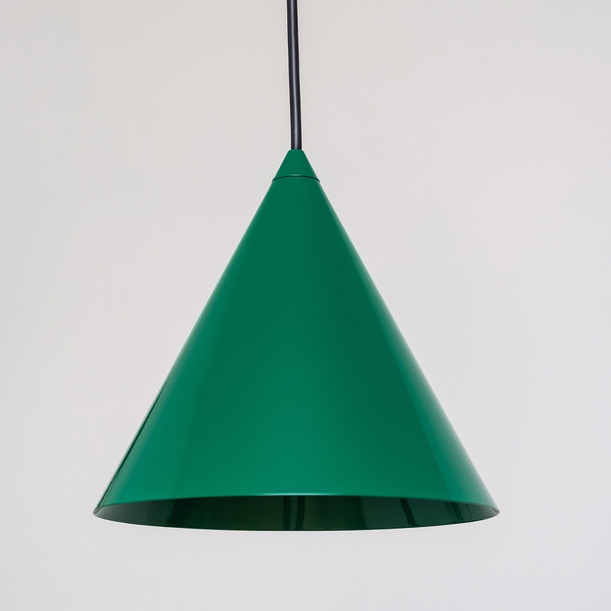 Závesné svietidlo ETNA II na lanku 1xE27/15W/230V, priemer 18,5 cm, zelené
