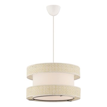 Závesné svietidlo HALO 1xE27/60W/230V krémové