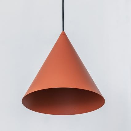Závesné svietidlo na kábli ETNA II 1xE27/15W/230V pr. 25 cm oranžové
