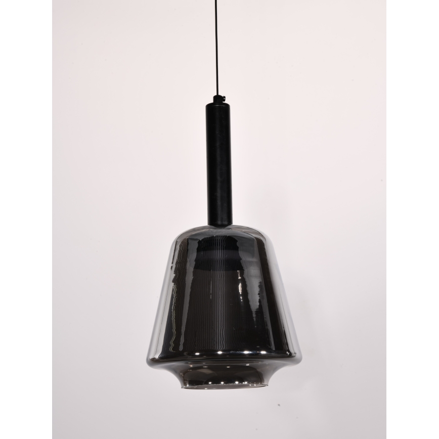 Závesné svietidlo na lanku BUENO 1xGX53/9W/230V pr. 18 cm dymovo čierne