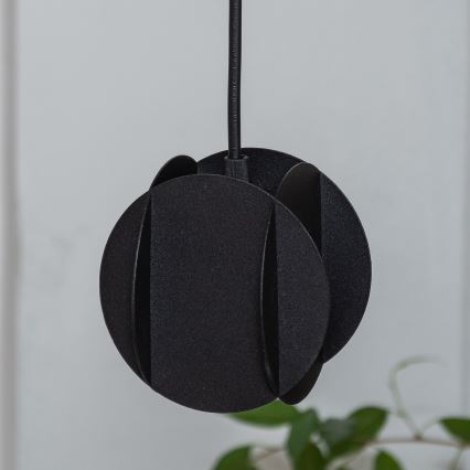 Závesné svietidlo na lanku GAMBIT 1xGU10/10W/230V čierna