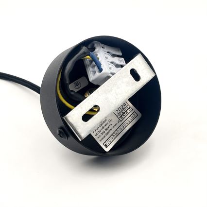 Závesné svietidlo na lanku MARKUS 1xE27/15W/230V čierna/dub