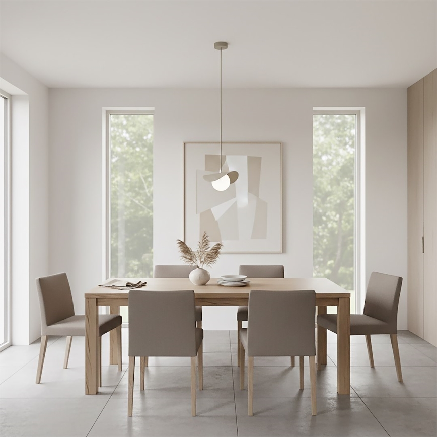 Závesné svietidlo na lanku RITUAL 1xG9/8W/230V béžové