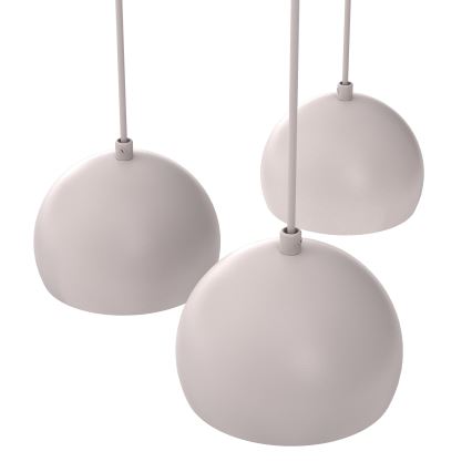 Závesné svietidlo SOOL 5xE27/15W/230V krémové