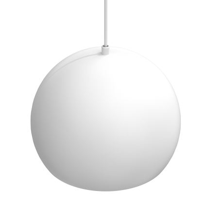 Závesné svietidlo SOOL na lanku 1xE27/15W/230V pr. 27 cm biela