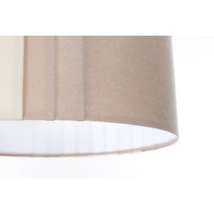 Závesné svietidlo STRIPES 1xE27/60W/230V, priemer 40 cm, béžové