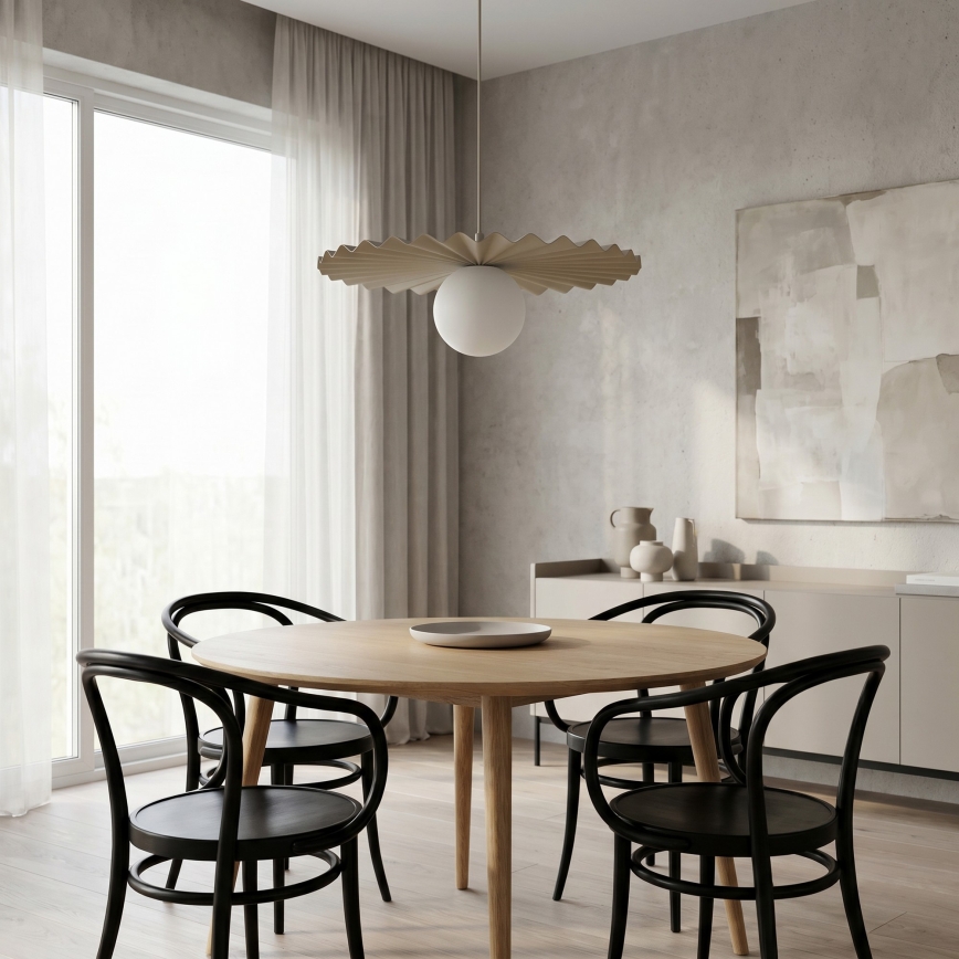 Závesné svietidlo UMBRA na lanku 1xG9/8W/230V béžové
