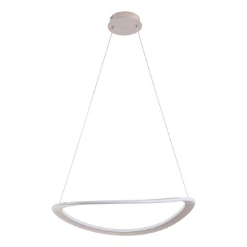 Závesný LED luster CASHMERE na lankách LED/40W/230V, pr. 59,5 cm, béžový