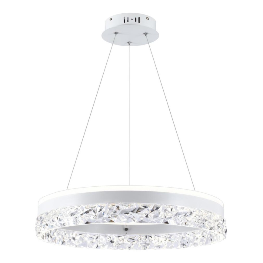 Závesný LED luster FROZI LED/32W/230V pr. 50 cm biely