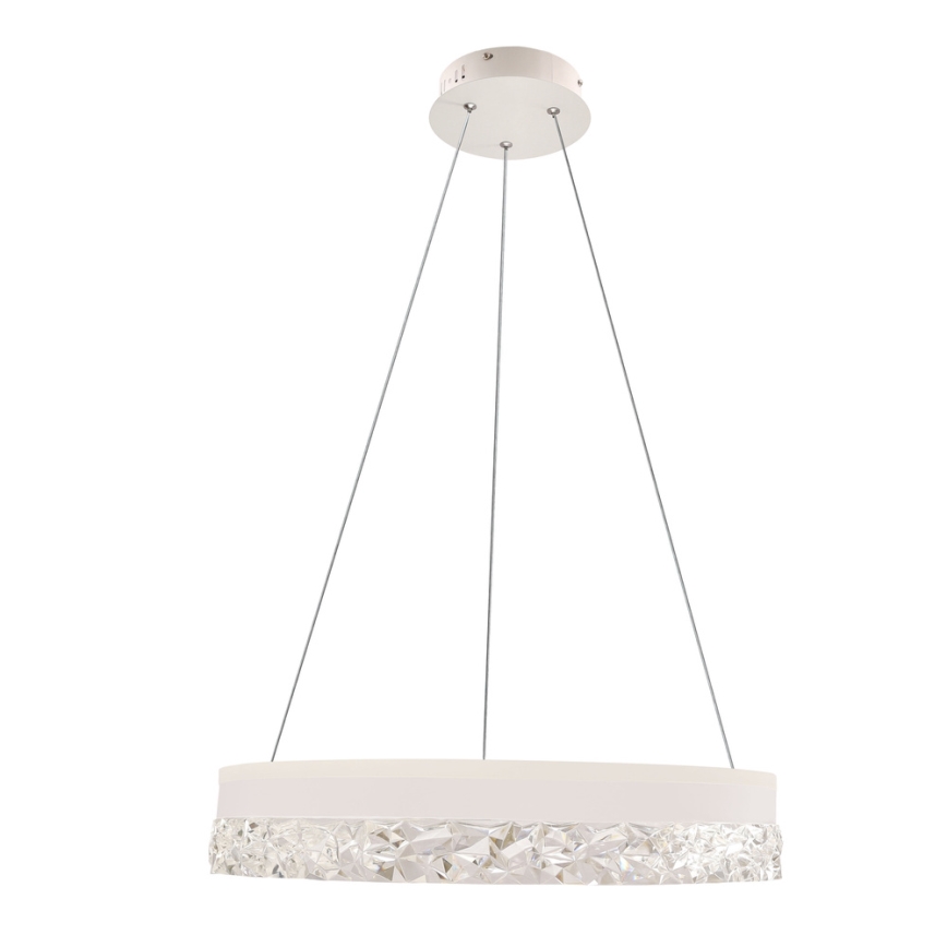 Závesný LED luster FROZI LED/32W/230V pr. 50 cm biely