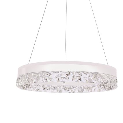 Závesný LED luster FROZI LED/32W/230V pr. 50 cm biely