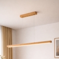 Závesný LED luster na lanku VERDE LED/18W/230V 3000K 106 cm dub