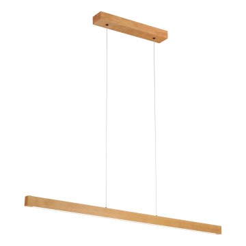 Závesný LED luster na lanku VERDE LED/18W/230V 3000K 106 cm dub