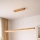 Závesný LED luster na lanku VERDE LED/18W/230V 3000K 106 cm dub