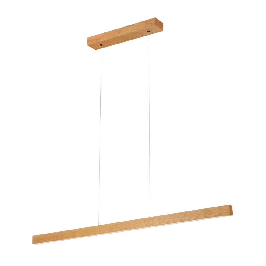 Závesný LED luster na lanku VERDE LED/18W/230V 3000K 106 cm dub