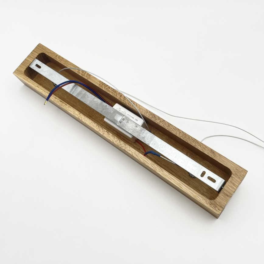 Závesný LED luster na lanku VERDE LED/18W/230V 3000K 106 cm dub