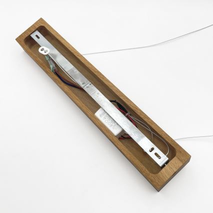 Závesný LED luster na lanku VERDE LED/18W/230V 3000K 76 cm dub