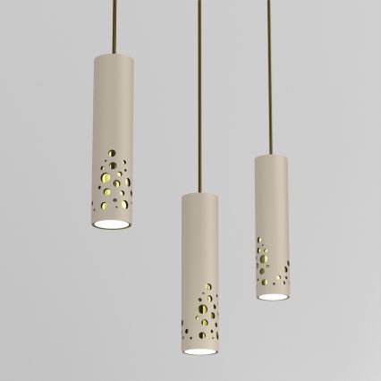 Závesný luster ALTRO 3xGU10/8W/230V béžový