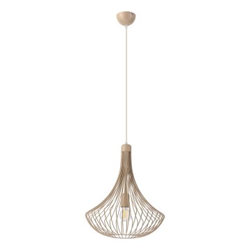 Závesný luster BALERINA 1xE27/15W/230V béžový