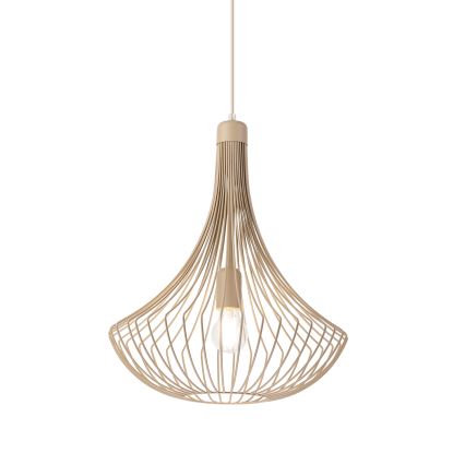 Závesný luster BALERINA 1xE27/15W/230V béžový