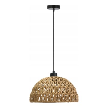 Závesný luster BALLI 1xE27/40W/230V béžový