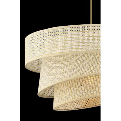 Závesný luster COUPER na lanku 1xE27/60W/230V krémový