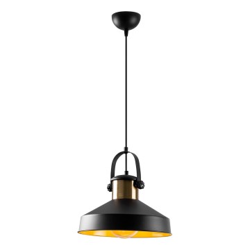 Závesný luster DODO 1xE27/40W/230V čierna/bronzová