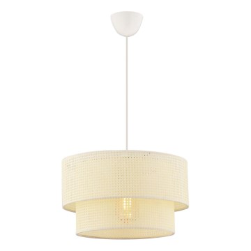 Závesný luster ECHO 1xE27/60W/230V krémový