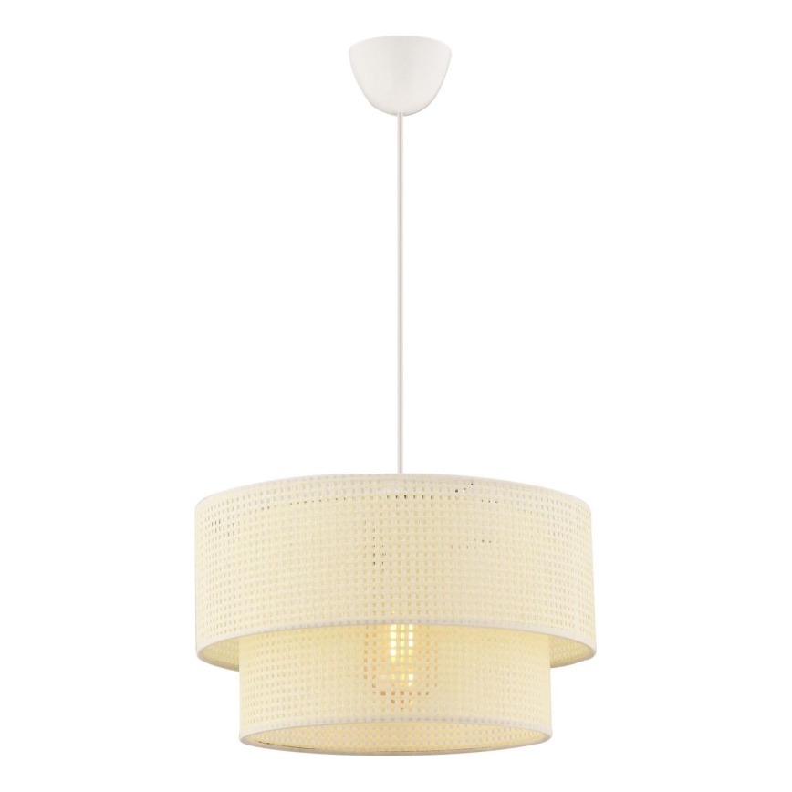 Závesný luster ECHO 1xE27/60W/230V krémový