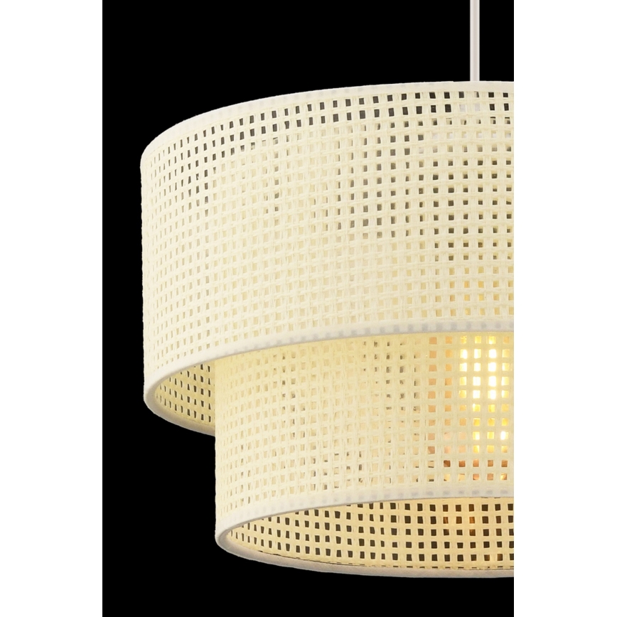 Závesný luster ECHO 1xE27/60W/230V krémový