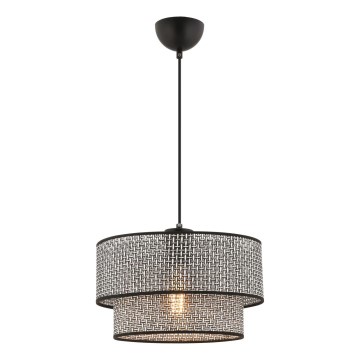 Závesný luster ECHO 1xE27/60W/230V šedá/černá