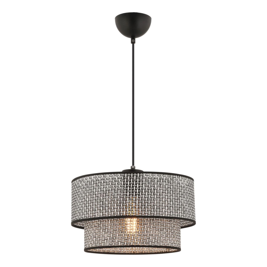 Závesný luster ECHO 1xE27/60W/230V šedá/černá