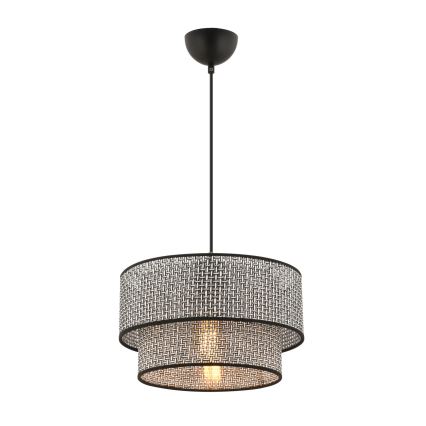 Závesný luster ECHO 1xE27/60W/230V šedá/černá