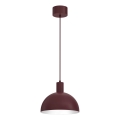 Závesný luster HANDA na lanku 1xE27/15W/230V bordový
